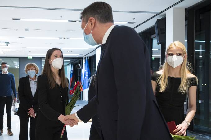 Predsednik Pahor na podelitvi Bloudkovih priznanj za leto 2021: »Slovenski šport je v tridesetih letih ogromno prispeval k mednarodni prepoznavnosti države in povezanosti naših ljudi«